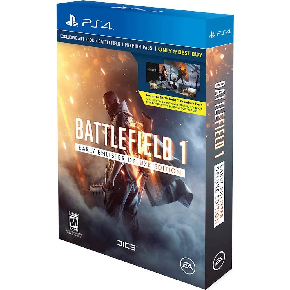 Battlefield 1 Deluxe Edition with Art Book and Poster - PlayStation 4 Battlefield 1 Deluxe Edition with Art Book and Poster - PlayStation 4